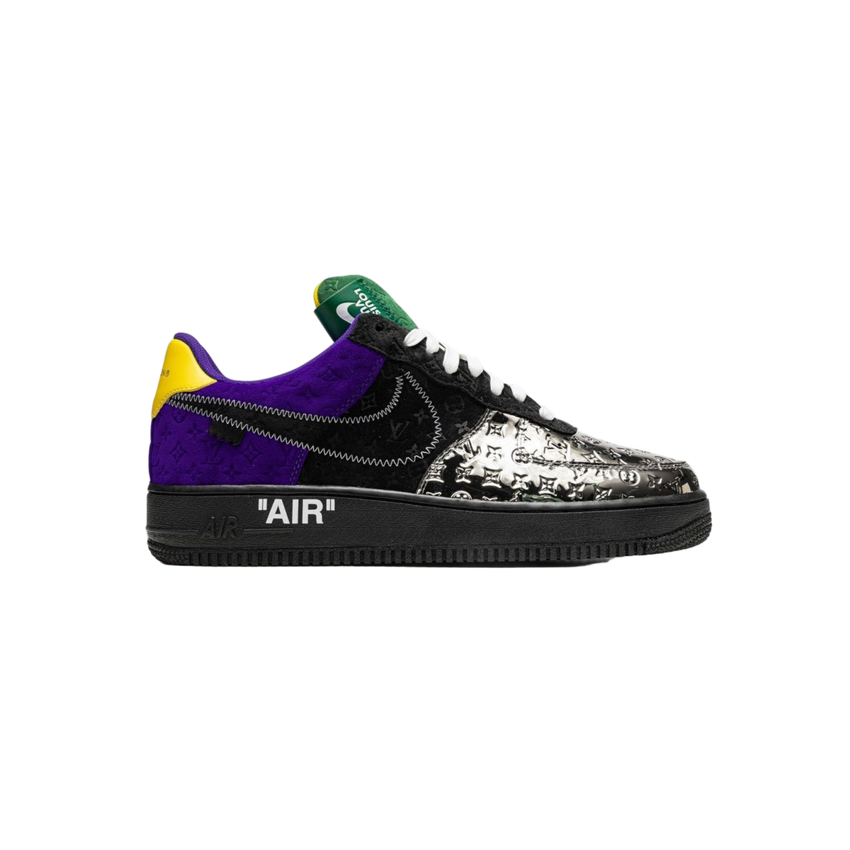 LV x  AF1 Low By Virgil Abloh Multi Color Patchwork