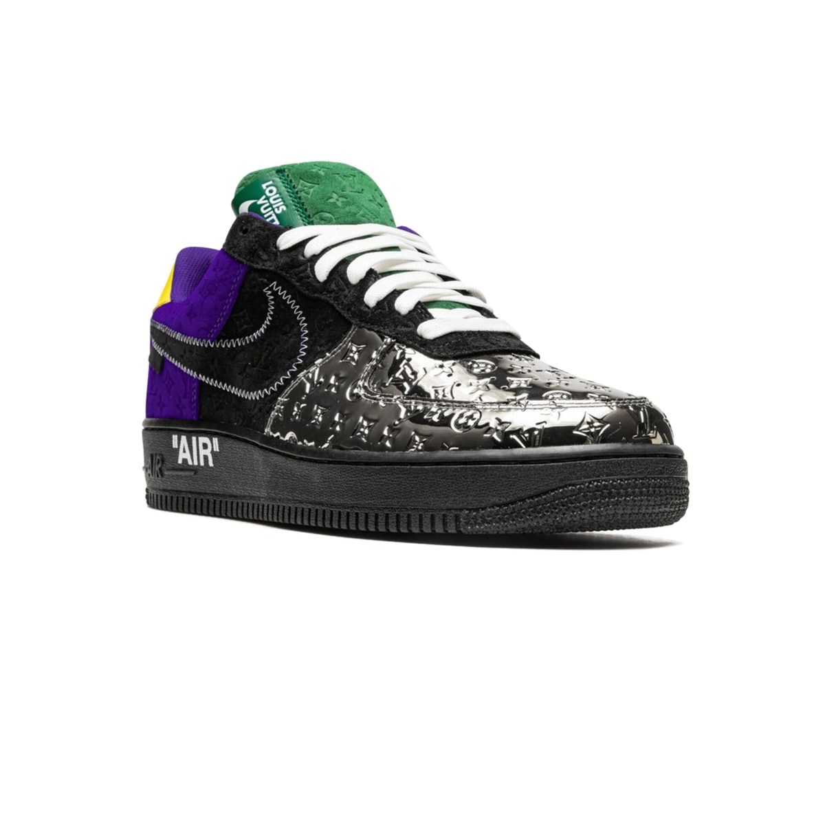 LV x  AF1 Low By Virgil Abloh Multi Color Patchwork