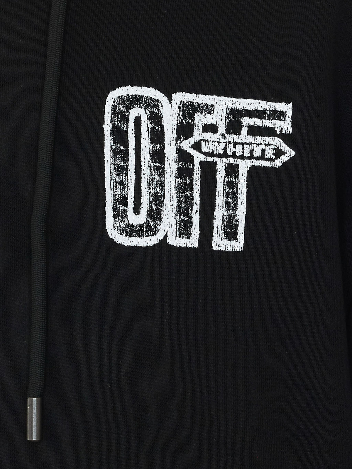 Off‑White Brushed Arrow Hoodie
