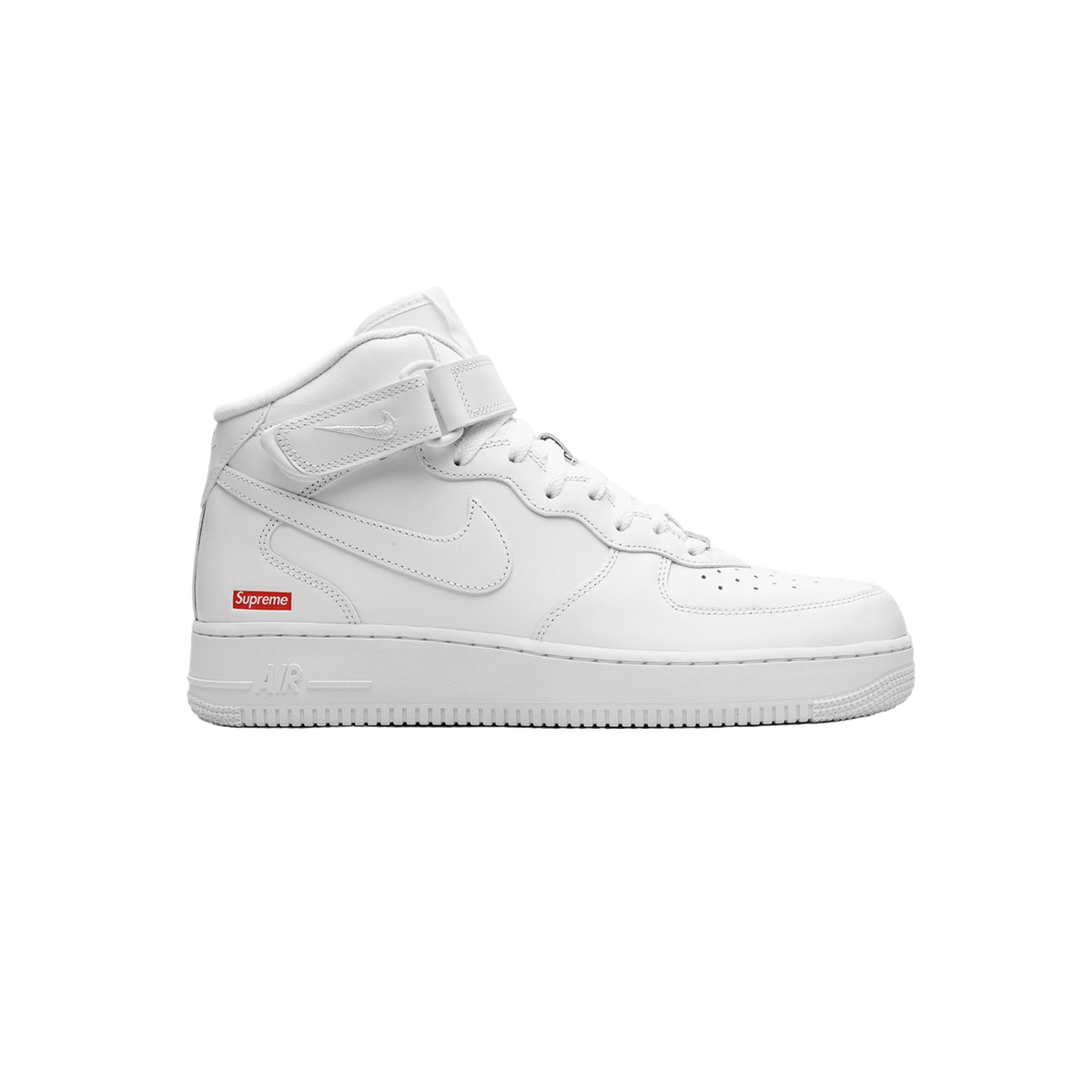 Supreme x Air Force 1 Mid White