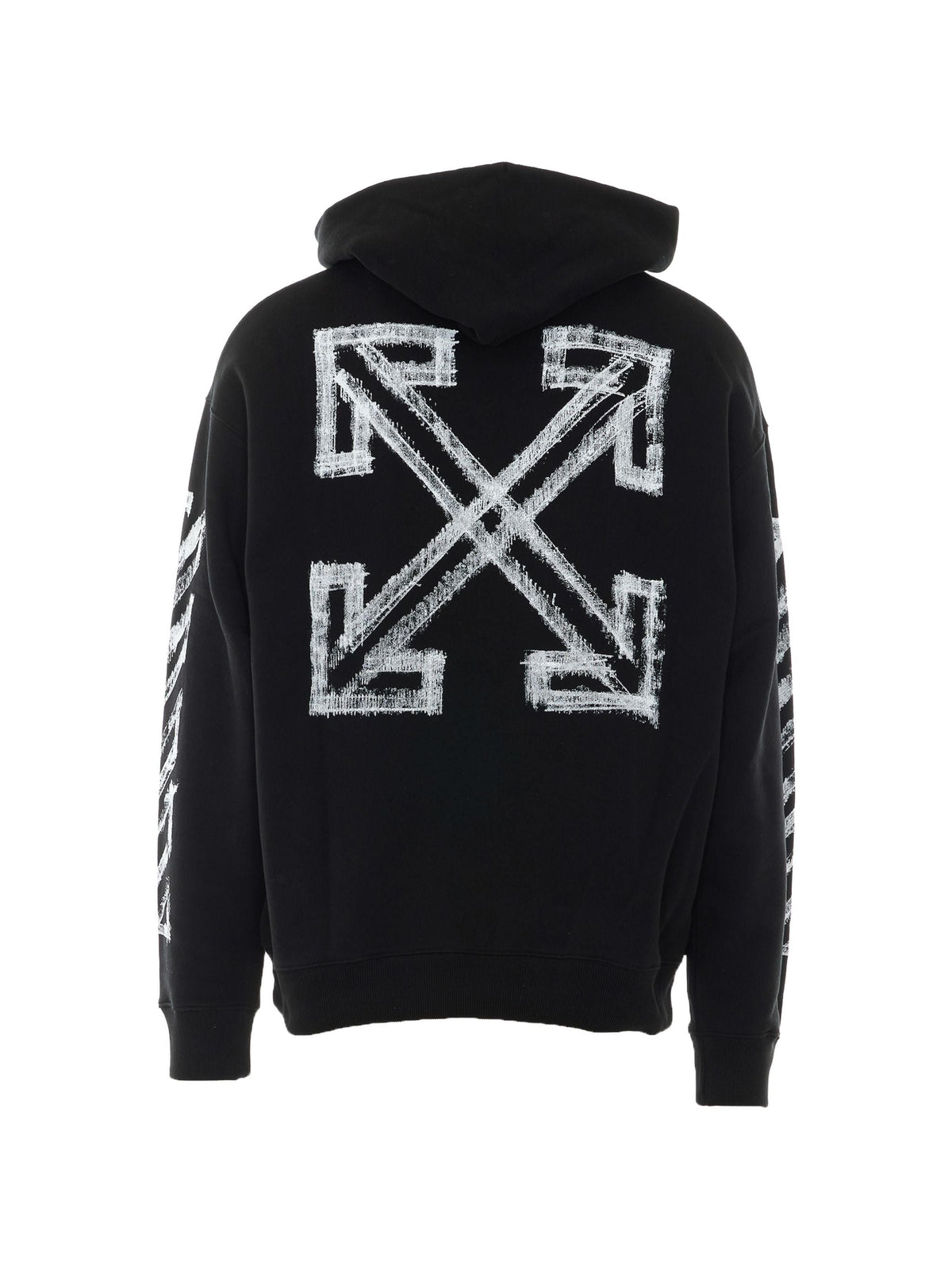 Off‑White Brushed Arrow Hoodie