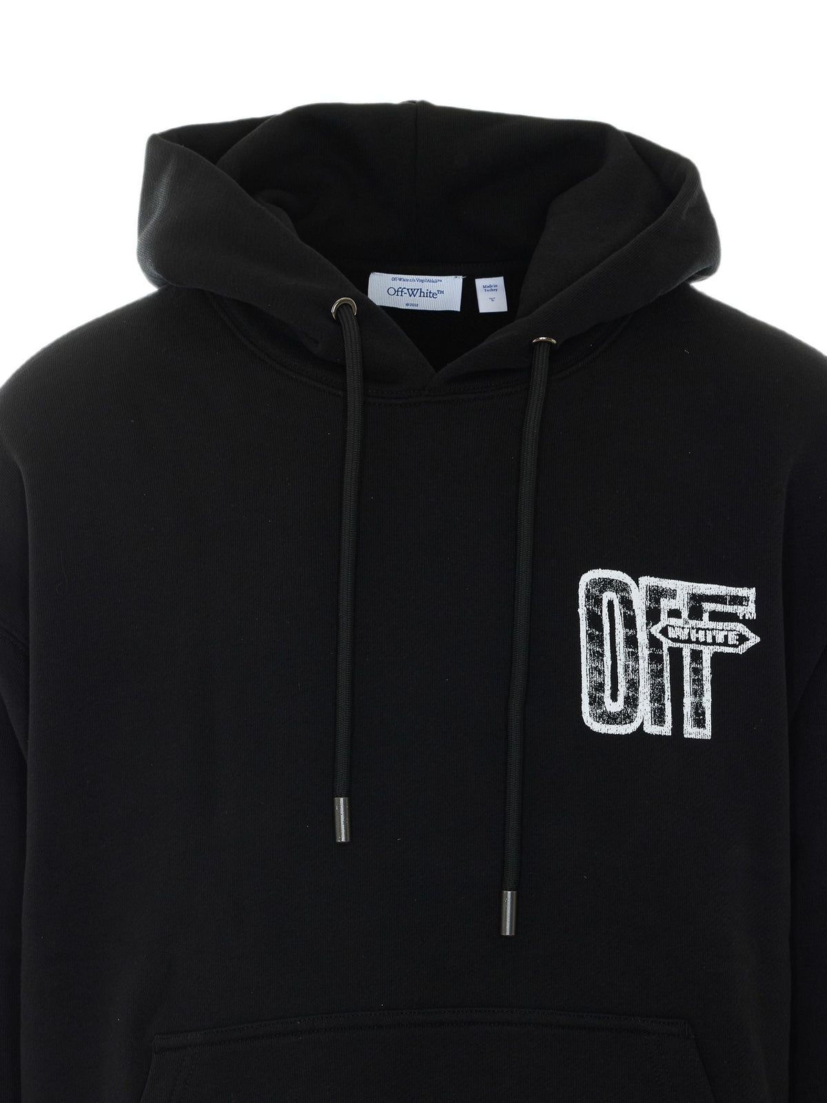 Off‑White Brushed Arrow Hoodie